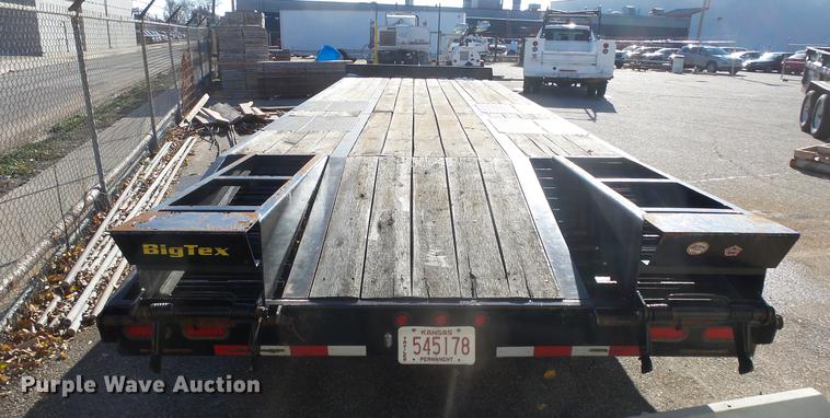 image for item DE7300 2014 Big Tex 24ED equipment trailer