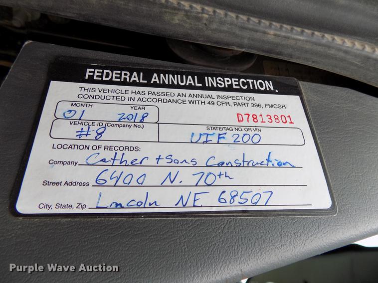 image for item DE7536 2006 International 7400 dump truck