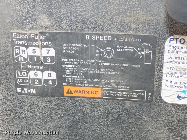 image for item DE7537 2006 International 7400 dump truck