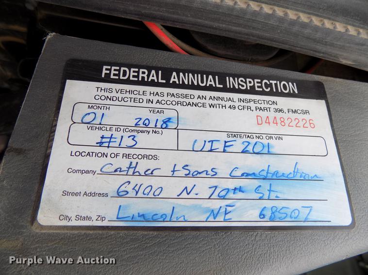 image for item DE7537 2006 International 7400 dump truck