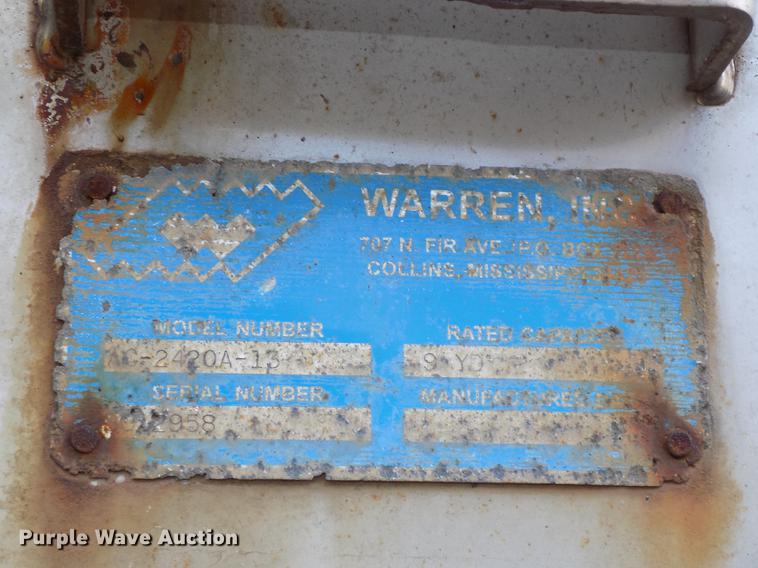 image for item DE7543 Warren AC-2420A-13 stainless steel spreader