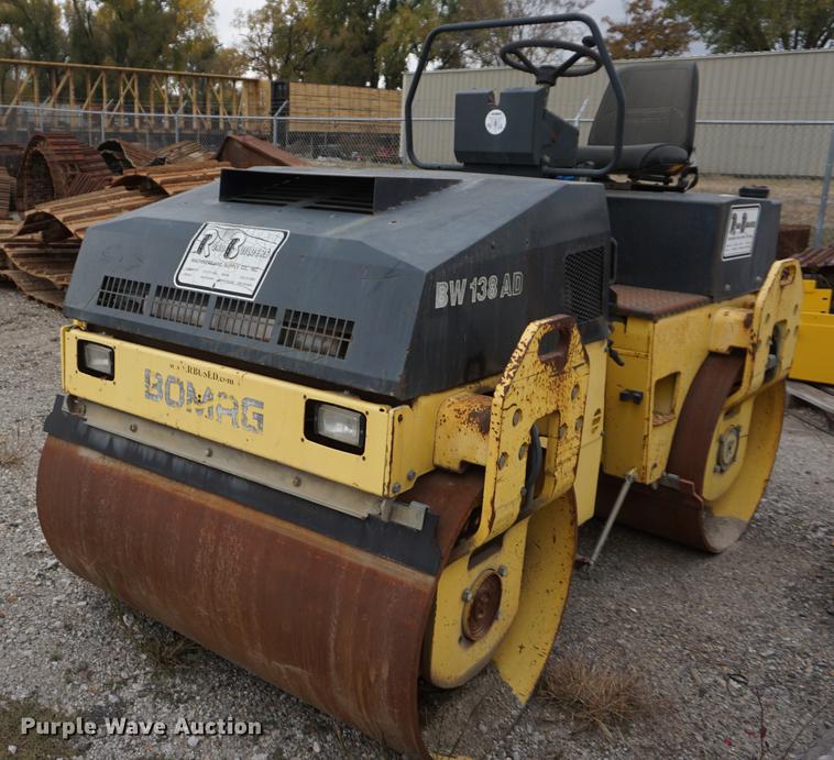 image for item DF1544 2000 Bomag BW138AD double drum vibratory roller