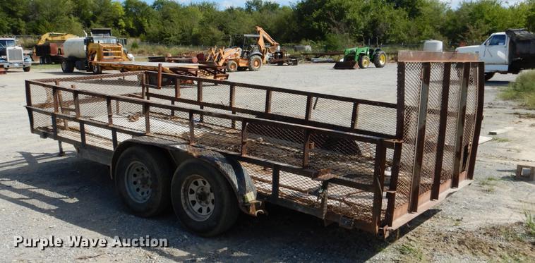 image for item DF2001 Shop built utility trailer