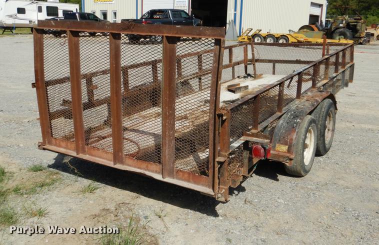 image for item DF2001 Shop built utility trailer