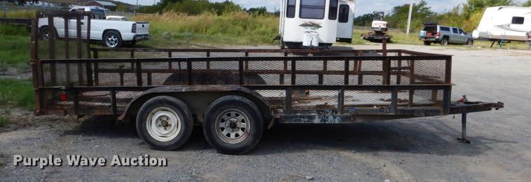 image for item DF2001 Shop built utility trailer