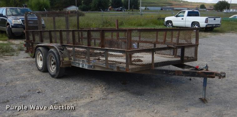 image for item DF2001 Shop built utility trailer
