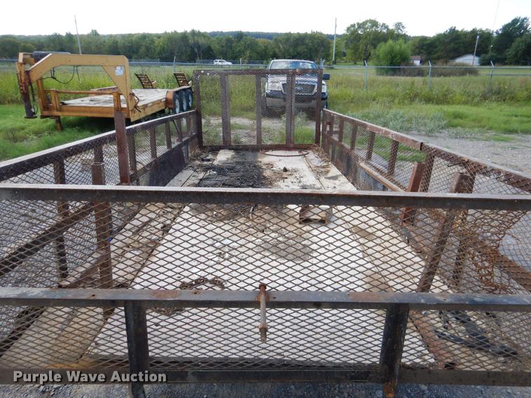 image for item DF2001 Shop built utility trailer