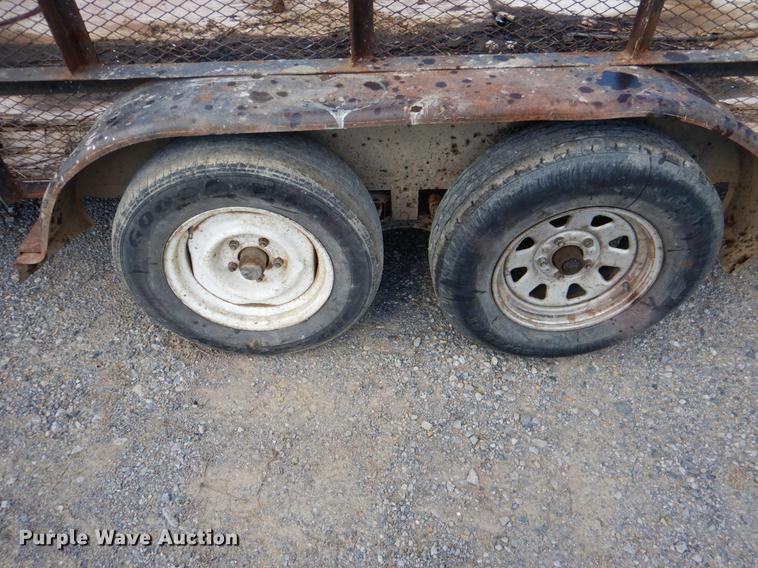 image for item DF2001 Shop built utility trailer