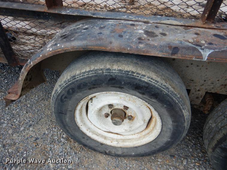 image for item DF2001 Shop built utility trailer