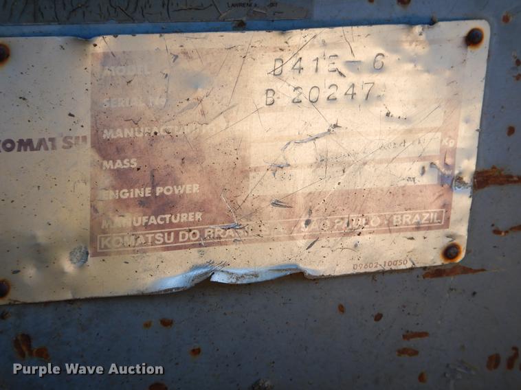 image for item DF2009 1997 Komatsu D41E dozer