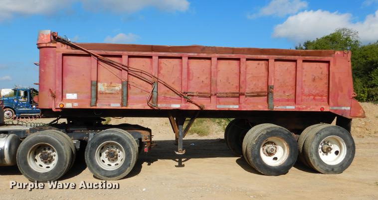 image for item DF2014 1995 Palmer TA-22 end dump trailer