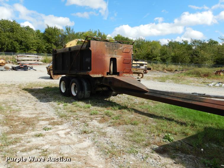 image for item DF2018 1999 Shop built end dump pup trailer