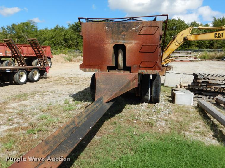 image for item DF2018 1999 Shop built end dump pup trailer