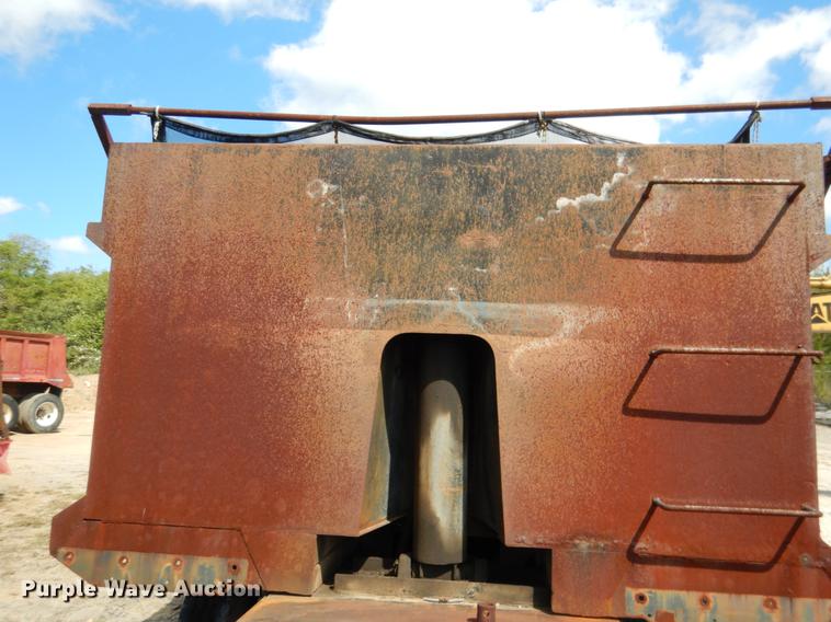 image for item DF2018 1999 Shop built end dump pup trailer