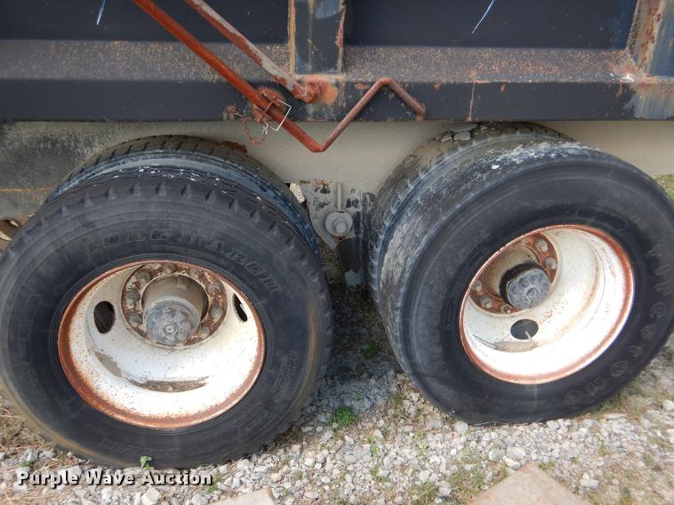 image for item DF2018 1999 Shop built end dump pup trailer