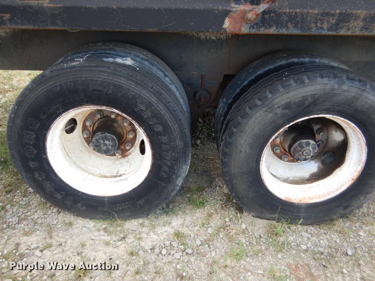 image for item DF2018 1999 Shop built end dump pup trailer