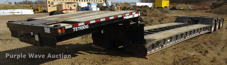 image for item DF3875 2012 Trail Eze TE110DG53 low boy equipment trailer