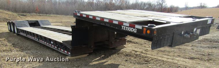 image for item DF3875 2012 Trail Eze TE110DG53 low boy equipment trailer