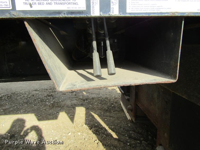 image for item DF3875 2012 Trail Eze TE110DG53 low boy equipment trailer