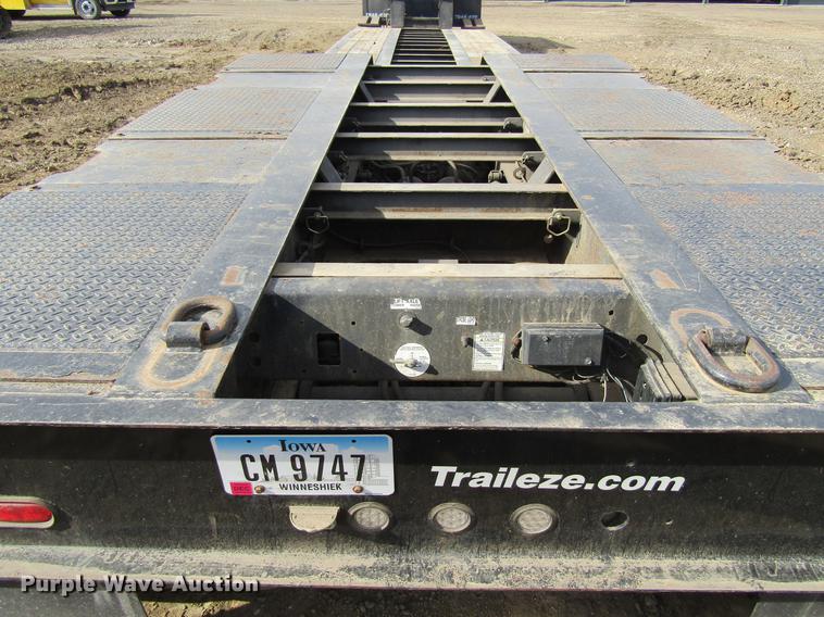 image for item DF3875 2012 Trail Eze TE110DG53 low boy equipment trailer