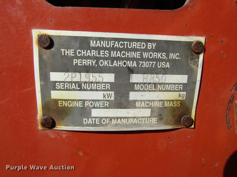 image for item DF3878 1997 Ditch Witch 8020 trencher