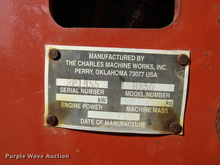 image for item DF3878 1997 Ditch Witch 8020 trencher