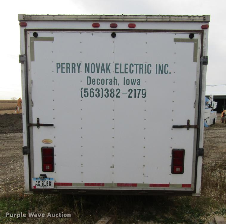 image for item DF3879 1998 United Express Line enclosed cargo trailer