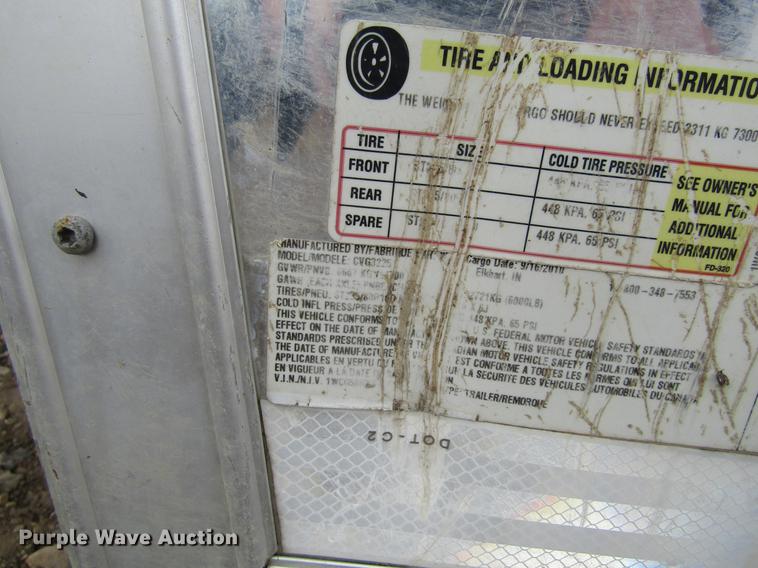 image for item DF3880 2011 Wells Cargo CVG3225 enclosed cargo trailer