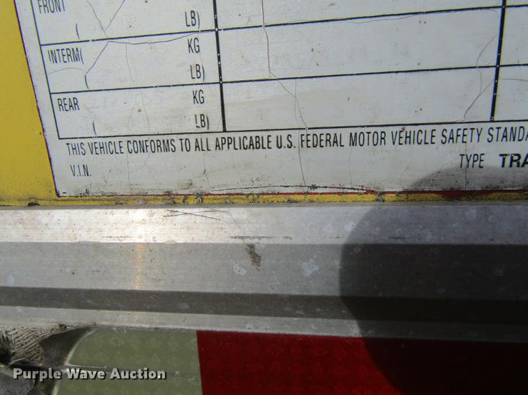 image for item DF3881 1999 United Express enclosed cargo trailer