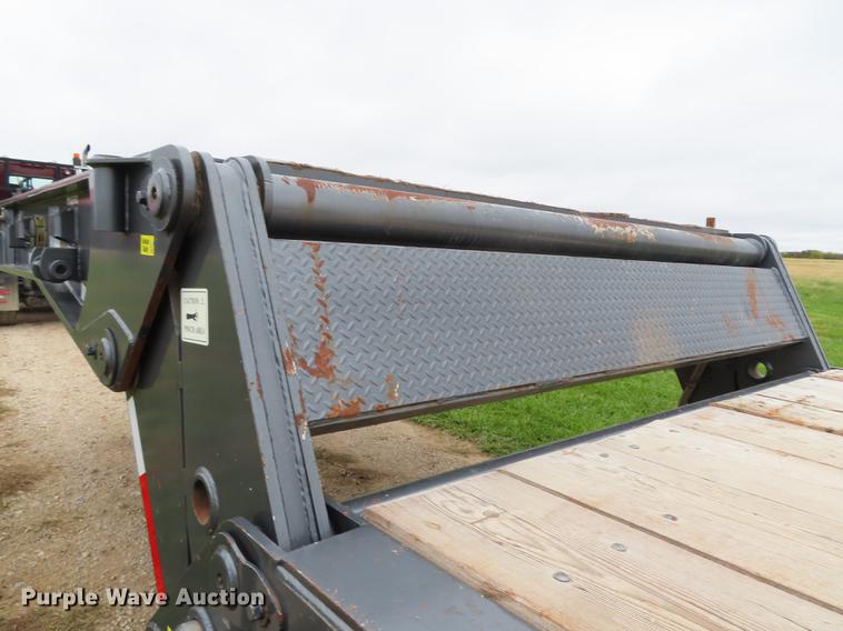 image for item DN9223 2014 Matrixx folding neck flatbed oilfield trailer