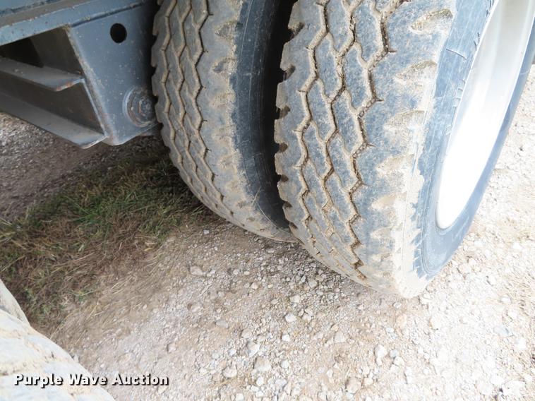 image for item DN9223 2014 Matrixx folding neck flatbed oilfield trailer