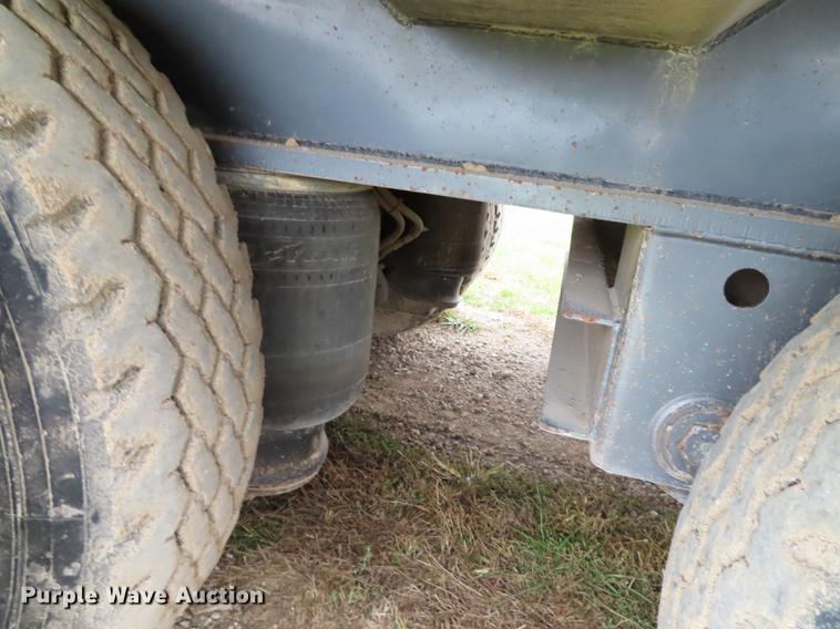 image for item DN9223 2014 Matrixx folding neck flatbed oilfield trailer