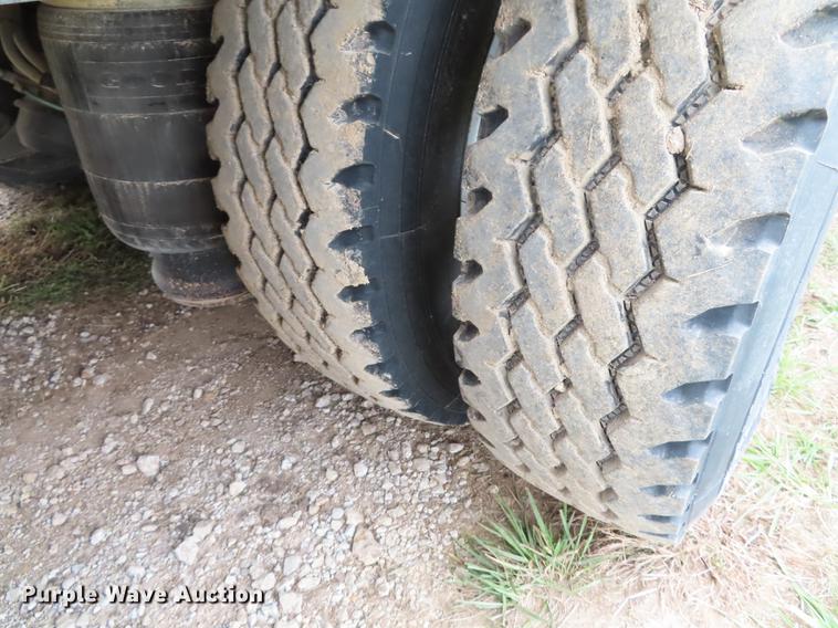 image for item DN9223 2014 Matrixx folding neck flatbed oilfield trailer