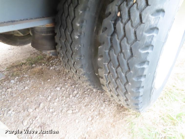 image for item DN9223 2014 Matrixx folding neck flatbed oilfield trailer