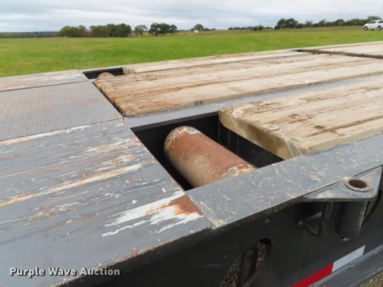 image for item DN9223 2014 Matrixx folding neck flatbed oilfield trailer