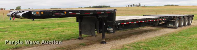 image for item DN9224 2015 Matrixx F55 extendable drop deck oilfield trailer