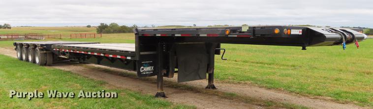 image for item DN9224 2015 Matrixx F55 extendable drop deck oilfield trailer