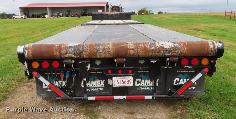 image for item DN9224 2015 Matrixx F55 extendable drop deck oilfield trailer