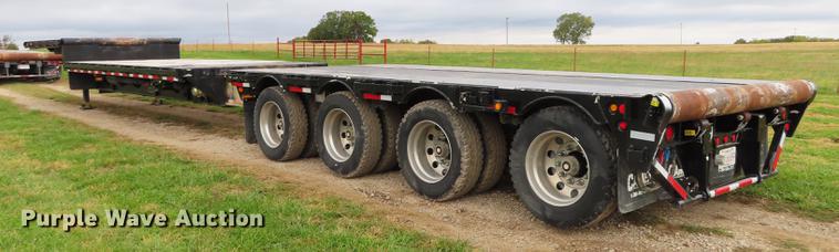 image for item DN9224 2015 Matrixx F55 extendable drop deck oilfield trailer