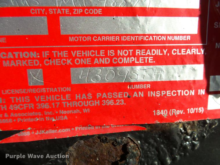 image for item DX9144 2006 Trail-Eze double drop deck equipment trailer