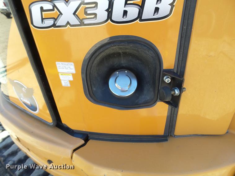 image for item DX9537 2013 Case CX36B mini excavator