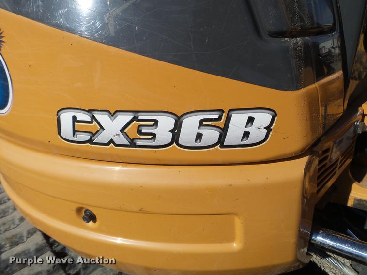 image for item DX9537 2013 Case CX36B mini excavator