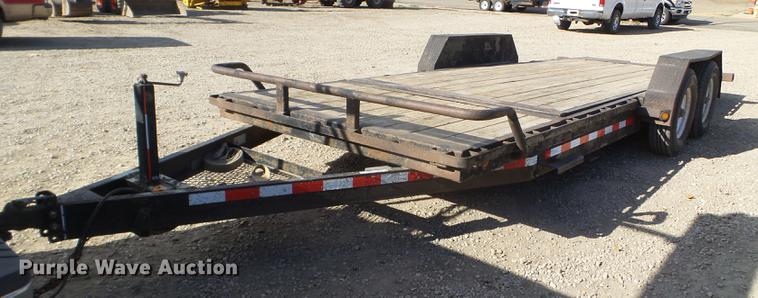 image for item DX9541 2007 PJ 8X20CARH tilt deck trailer
