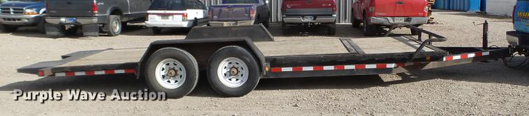 image for item DX9541 2007 PJ 8X20CARH tilt deck trailer
