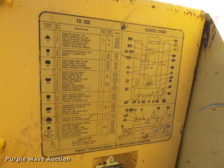 image for item DX9567 1987 Dresser TD25G dozer