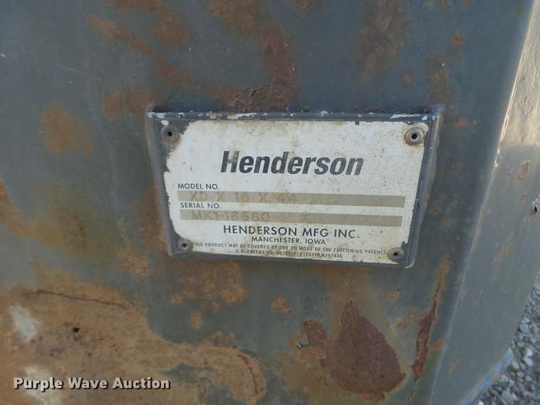 image for item DX9573 Henderson XDX16X44 dump bed