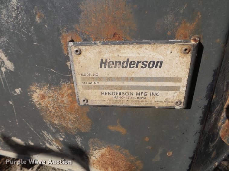 image for item DX9574 Henderson XDX16X44 dump bed