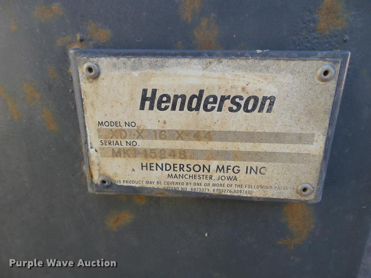 image for item DX9576 Henderson XDX16X44 dump bed