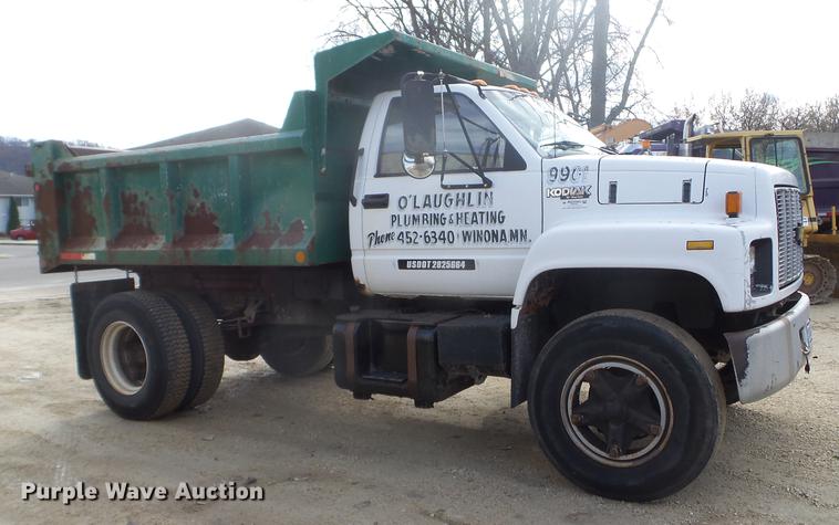 image for item DX9577 1992 Chevrolet Kodiak dump truck