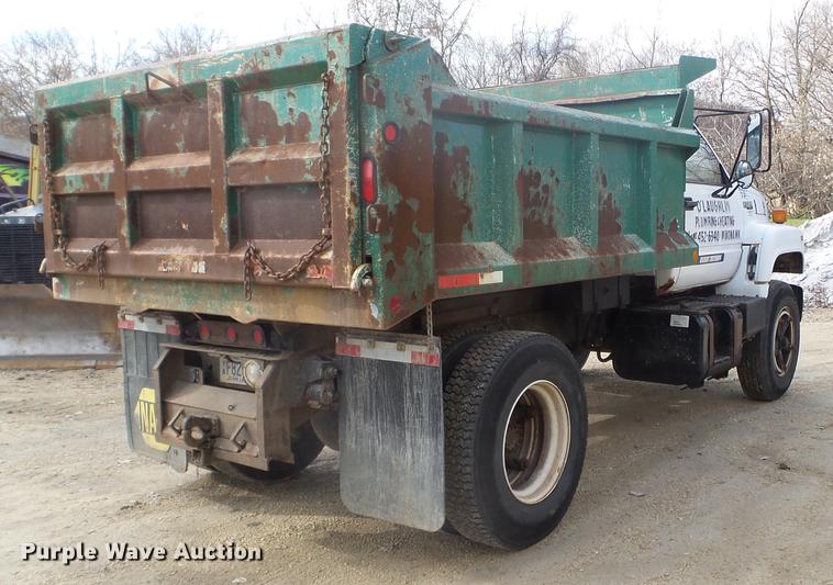 image for item DX9577 1992 Chevrolet Kodiak dump truck
